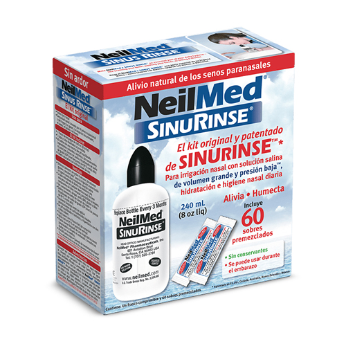 SINUS RINSE ADULTO NEILMED KIT 240ML + 60 S/S