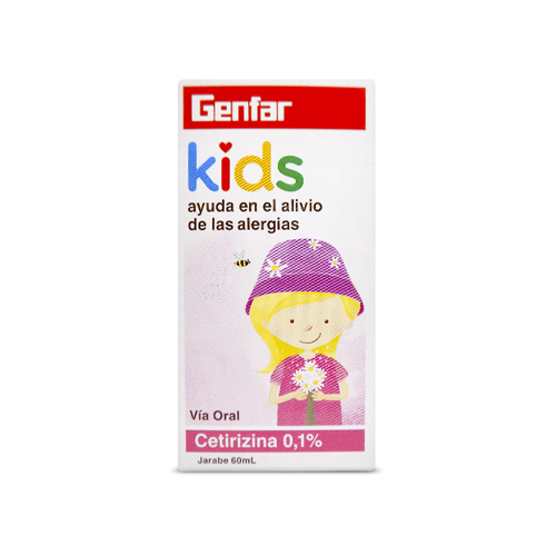 CETIRIZINA JBE 0,1% KIDS GENFA FCO X 60 ML