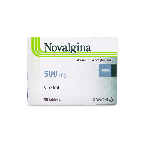 NOVALGINA 500 MG CAJA X 50 TABS