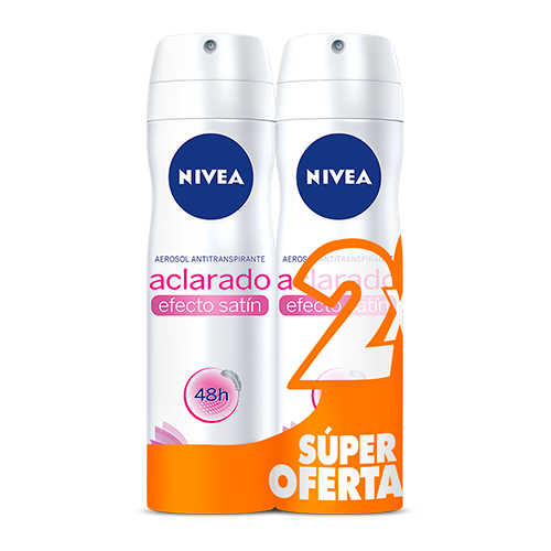 DESO NIVEA SPRAY ACL.EFE.SATIN 2X150ML OFERTA