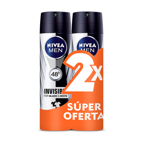 DESO NIVEA SPRAY B&W MEN 2X150ML OFERTA