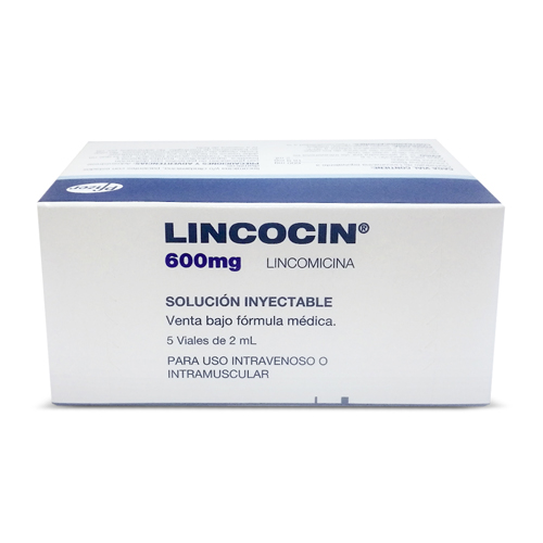 LINCOCIN 600 MG CAJA X 5 VIALES