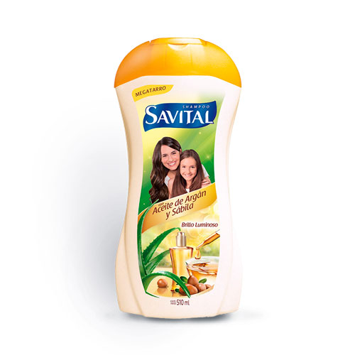 CHAMPU SAVITAL ARGAN/SABILA FCO X 510 ML