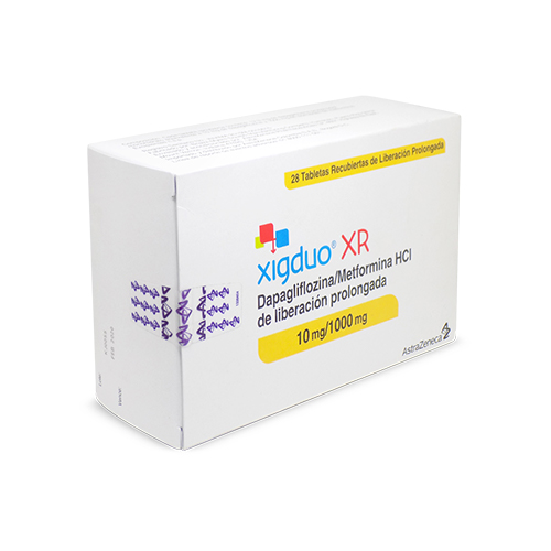 XIGDUO XR 10/1000 MG CAJA X 28 TABS