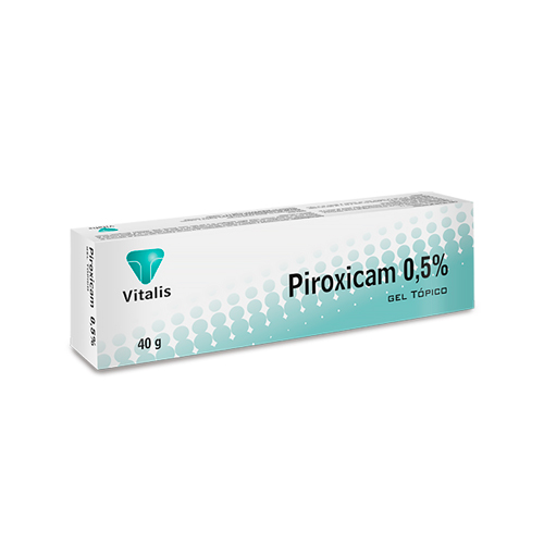 PIROXICAM GEL 0.5% VITALIS TUBO X 40 GR