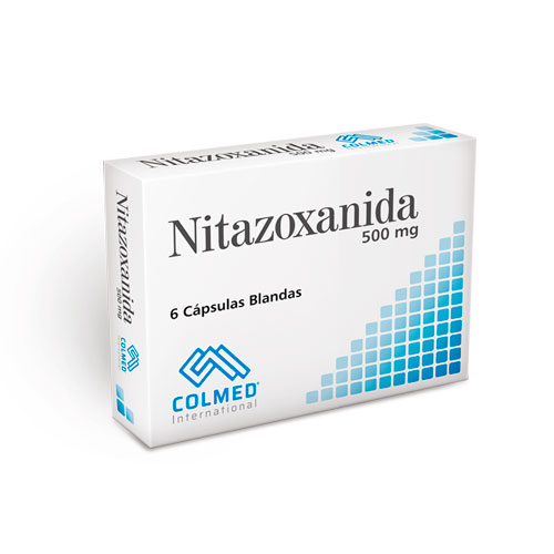 NITAZOXANIDA 500 MG COLMED CAJA X 6 CAPS