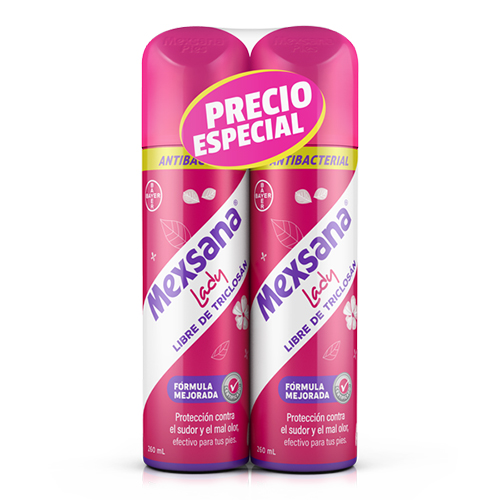 TALCO MEXSANA PIES SPRAY LADY LIBRE X 260 P/E