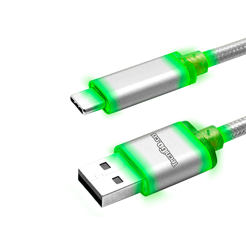 CABLE MICRO USB LED X 1 UND