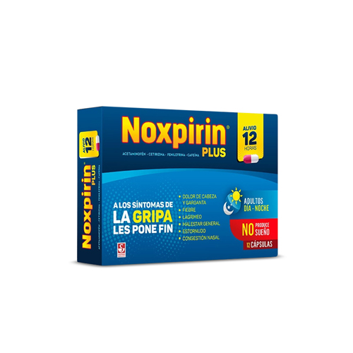 NOXPIRIN PLUS CAJA X  12 CAPS