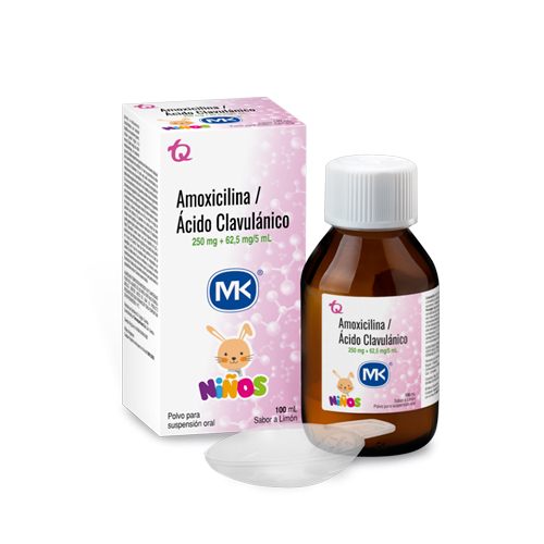 AMOXICILINA+CLAVUL.250/62,5 MK SUSP X 100ML