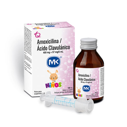 AMOXICILINA+CLAVUL.400/57 MK SUSP X 100ML