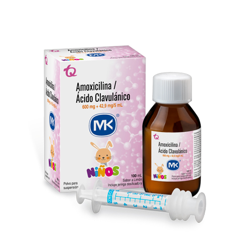 AMOXICILINA+CLAVUL.600/42.9 MK SUSP X 100ML