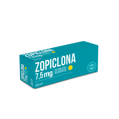 ZOPICLONA 7.5 MG LAPROFF CAJA X 50 TABS
