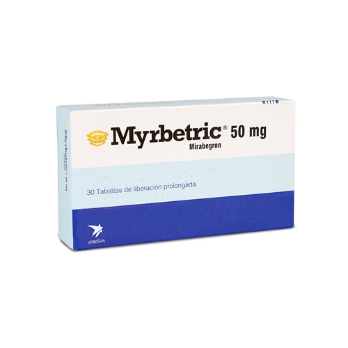 MYRBETRIC 50 MG CAJA X 30 TABS