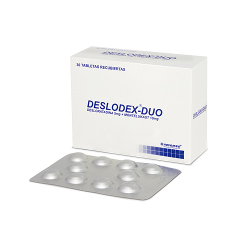 DESLODEX DUO 5/10 MG CAJA X 30 TABS