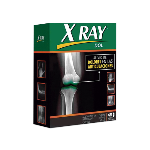 X RAY DOL CAJA X 48 TABS