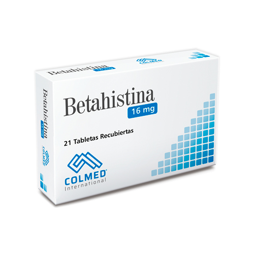 BETAHISTINA 16 MG COLMED CAJA X 21 TABS