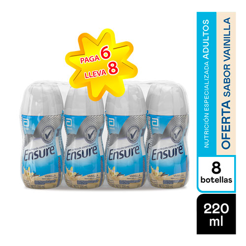 ENSURE VAINILLA X 220 ML PG 6 LLV 8