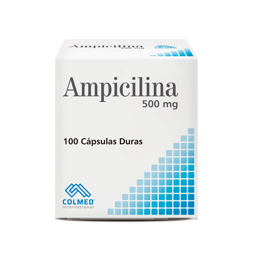 AMPICILINA 500 MG COLMED CAJA X 100 CAPS