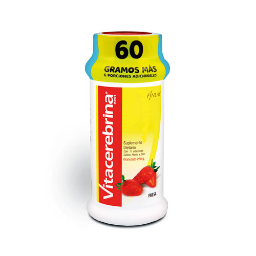 VITACEREBRINA FRESA FCO X 250 GR + 60 GR