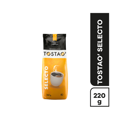 CAFE TOSTAO SELECTO BOLSA X 220 GR