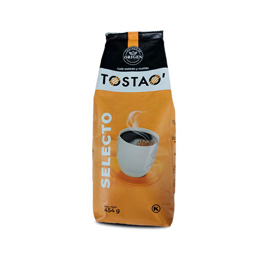 CAFE TOSTAO SELECTO BOLSA X 454 GR