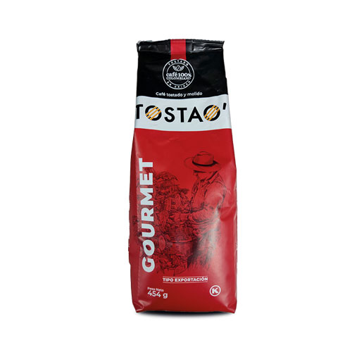 CAFE TOSTAO GOURMET BOLSA X 454 GR