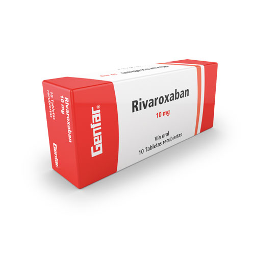 RIVAROXABAN 10 MG GENFAR CAJA X 10 TABS