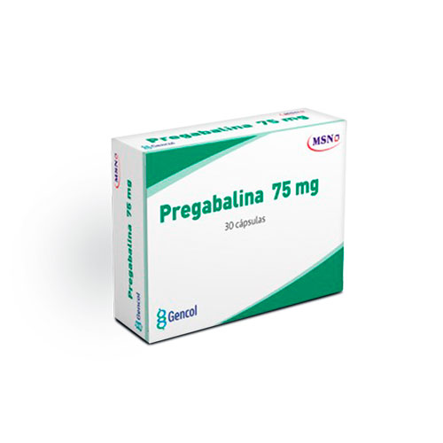 PREGABALINA  75 MG GENCOL ** CAJA X 30 CAPS