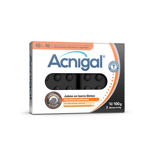JABON ACNIGAL CARBON 2 UNDS X 50 GR