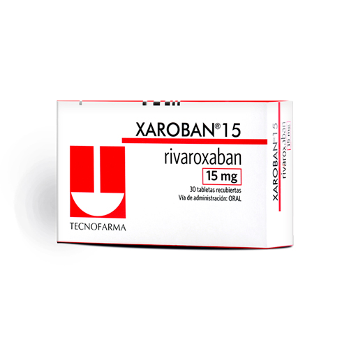 XAROBAN 15 MG CAJA X 30 TABS