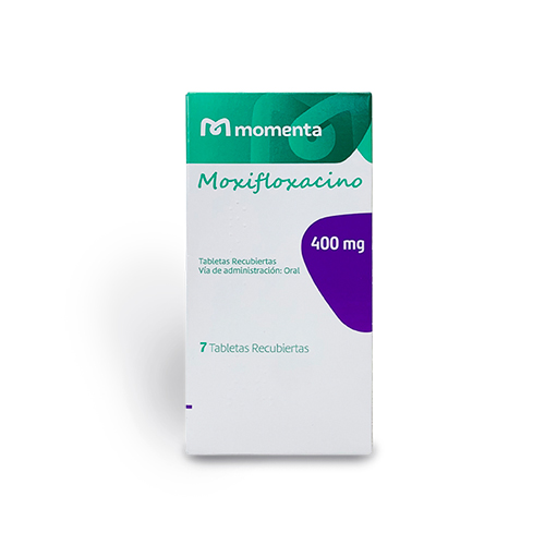 MOXIFLOXACINO 400 MG MOMENTA CAJA X 7 TABS