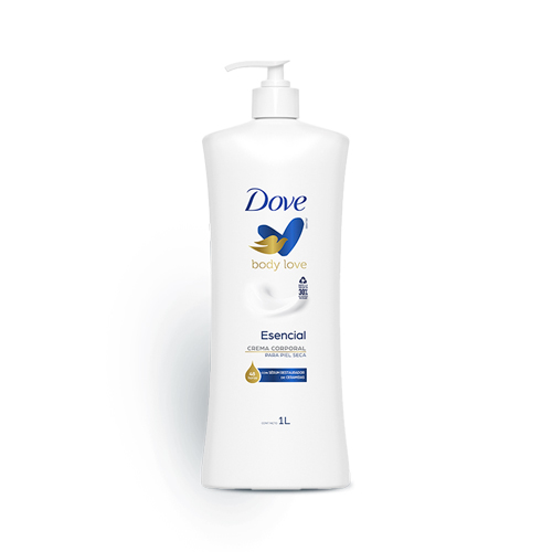 CREMA DOVE ESENCIAL P/SECA FCO X 1000 ML