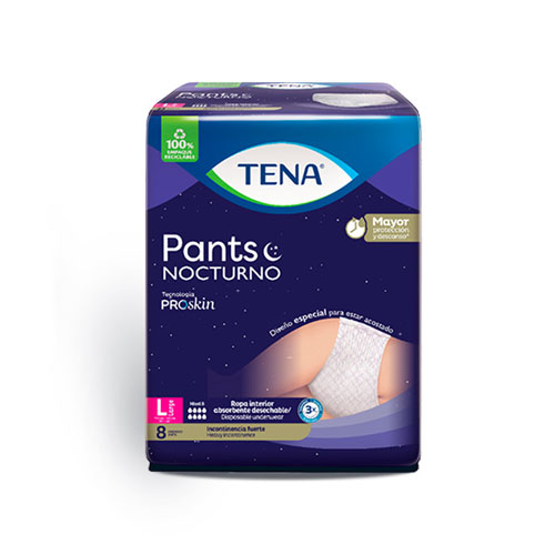 PANAL TENA PANTS NOCTURNO T-L X 8 UNDS