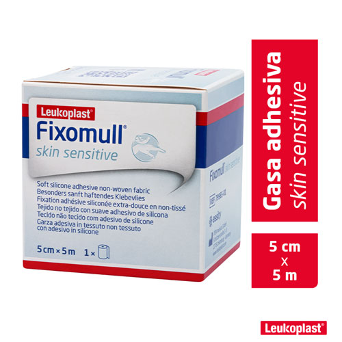 FIXOMULL SKIN SENSITIVE GASA 5CM X 5M X 1UND