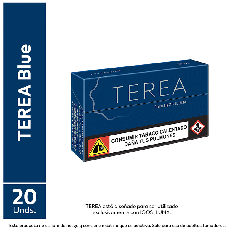 CIGAR. TEREA BLUE X 20 UNDS