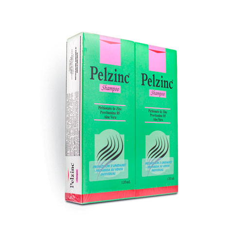 PELZINC CHAMPU OFERTA 2 UNDS X 120 ML