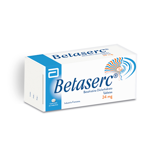 BETASERC 24 MG CAJA X 40 TABS