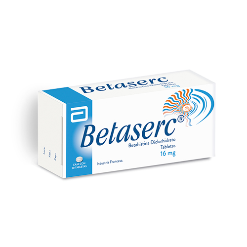 BETASERC 16 MG CAJA X 30 TABS