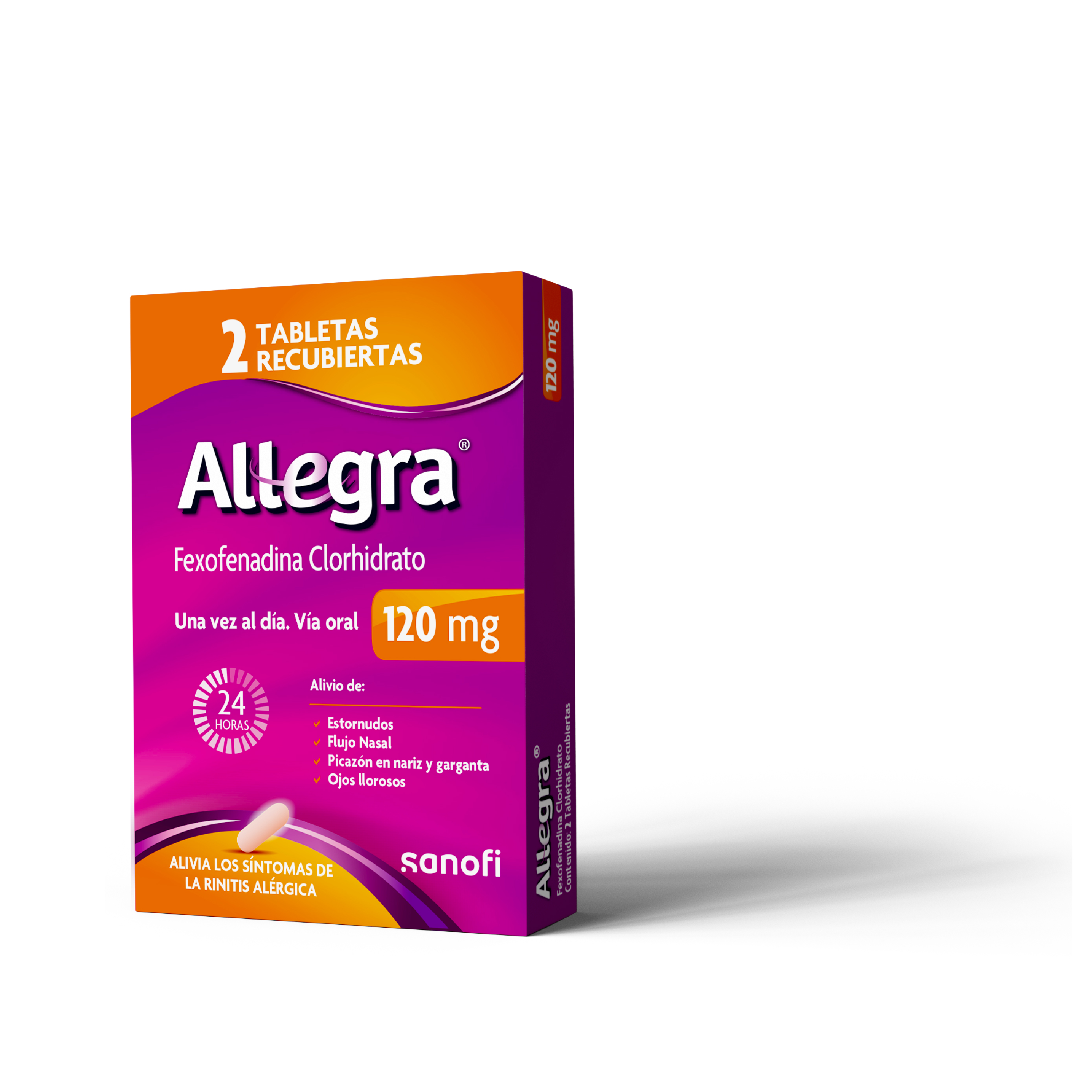 ALLEGRA 120 MG CAJA X 2 TABS