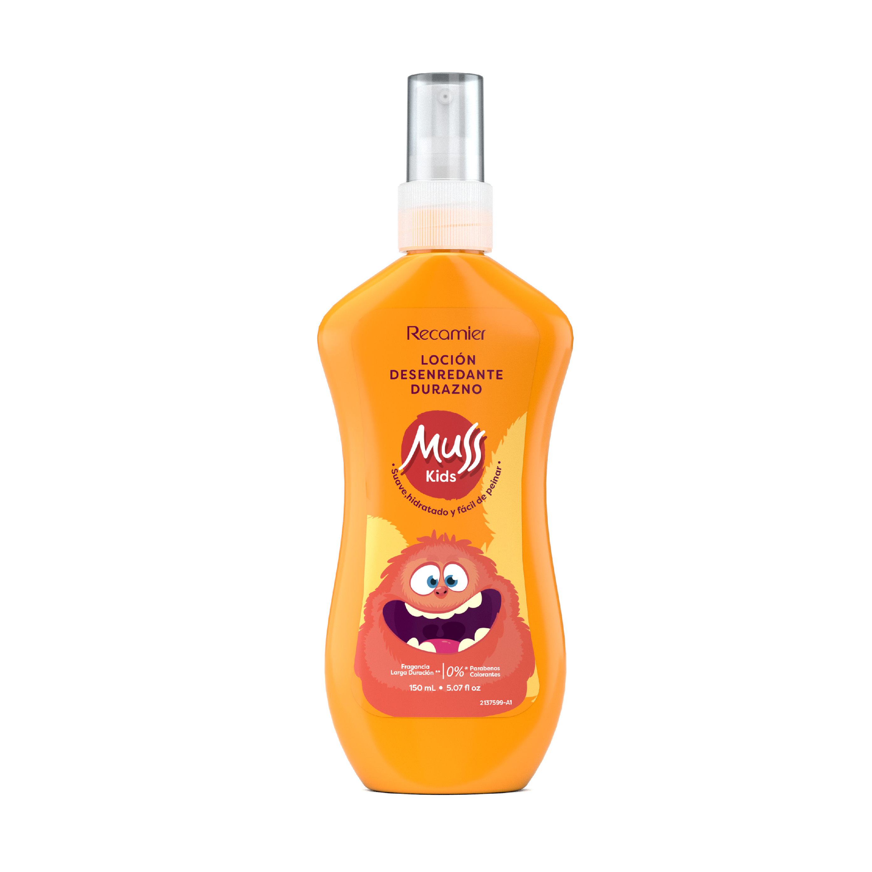LOCION MUSS KIDS DURAZNO DESENREDANTE SPRAY X 150 ML