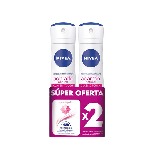 DESO NIVEA SPRAY TONO NATURAL 2X150ML OFERTA