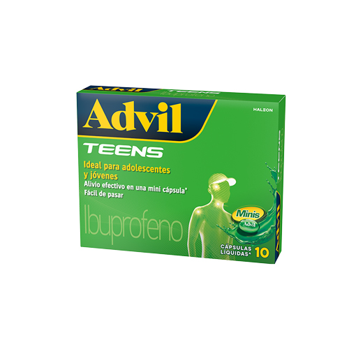 ADVIL TEENS CAJA X 10 CAPS