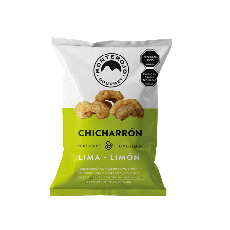 PASAB. CHICHARRON MONTEROJO LIMA-LIMON X30G