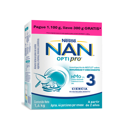 NAN PRO 3 PRE.ESP CAJA X 1400 GR