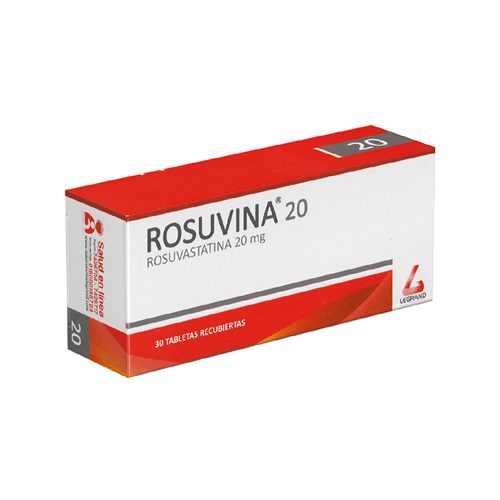 ROSUVINA 20 MG CAJA X 30 TABS