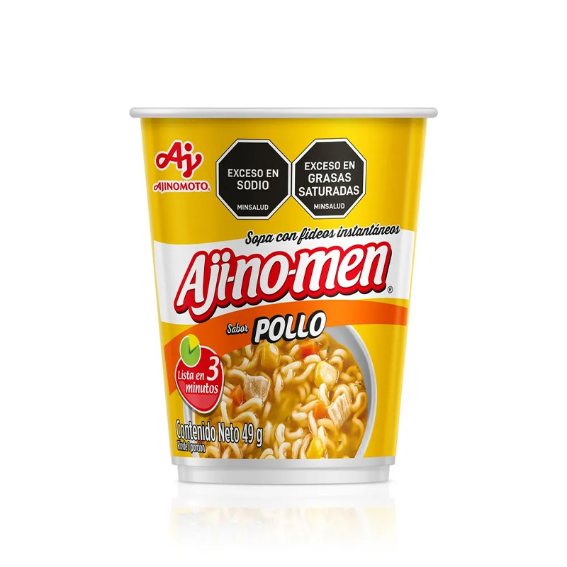 SOPA INSTANTANEA AJI-NO-MEN POLLO X 49 GR