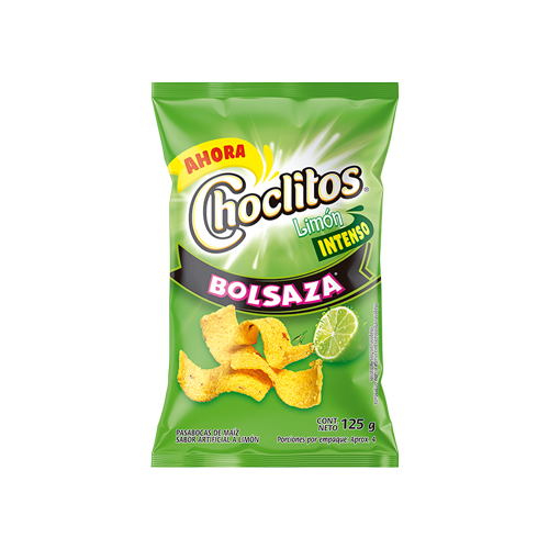 PASAB. CHOCLITOS LIMON BOLSA X 125 GR