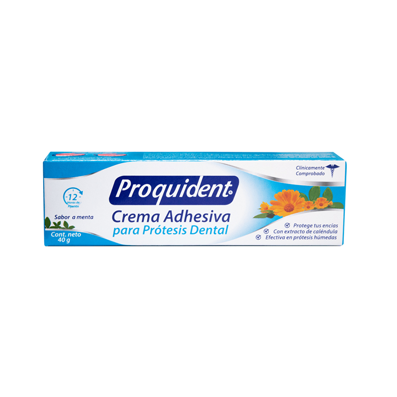 CREMA ADHESIVA PROQUIDENT MENTA TUBO X 40 GR