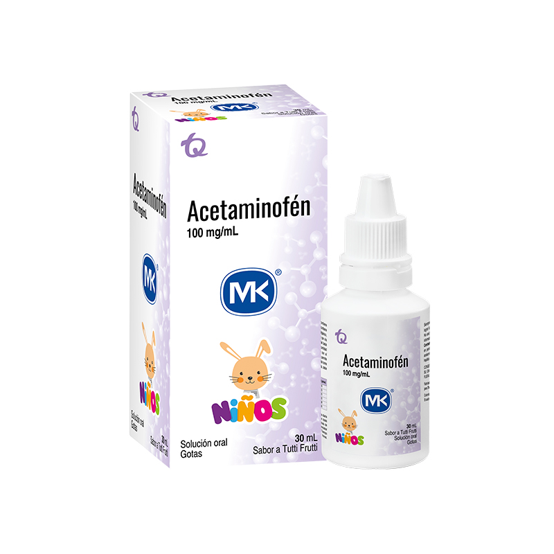 ACETAMINOFEN GOTAS MK FCO X 30 ML